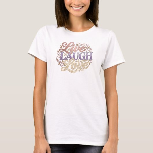 T-shirt Conception de tee-shirt graphique 2D Retro LIVE RI (Devant)