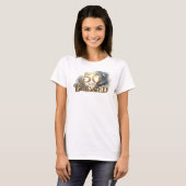 T-shirt Conception de tee-shirt graphique Fun & Funky 50 E (Devant entier)
