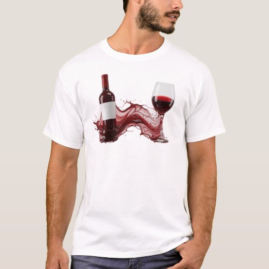 T-shirt Conception de tee-shirt graphique VIGNE ABSTRAITE  (Devant)