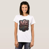 T-shirt Conception de Tendance Or ME EST 1983 (Devant entier)