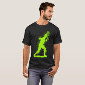 T-shirt Conception de tennis abstrait (Devant entier)