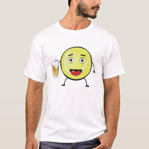 T-shirt Conception de tennis drôle