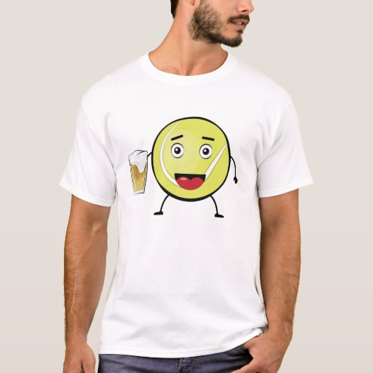 T-shirt Conception de tennis drôle (Devant)