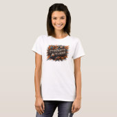 T-shirt Conception de texte 3D en rose classique FORMATION (Devant entier)