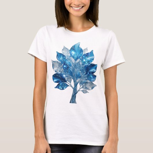 T-shirt Conception de texte ARBRE D'EAU Argent Propre (Devant)