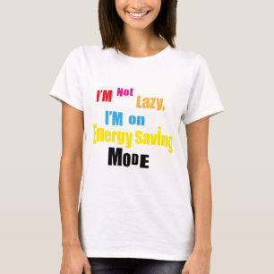 T-shirt Conception de texte d'attitude simple