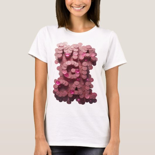 T-shirt Conception de texte MEGA rose cool (Devant)