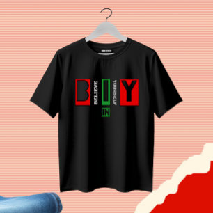 T-shirt conception de texte motivationnel