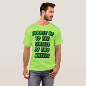 T-shirt Conception de texte motivationnel dynamique (Devant entier)
