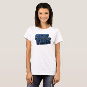 T-shirt Conception de texte Navy Vibrant NEW YORK (Devant entier)