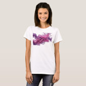 T-shirt Conception de texte PINK FOCUS Rose Spirituel (Devant entier)