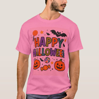 T-shirt Conception de texte pour enfants colorés Joyeux Ha