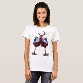 T-shirt Conception de texte Sharp Silver CHEERS (Devant entier)