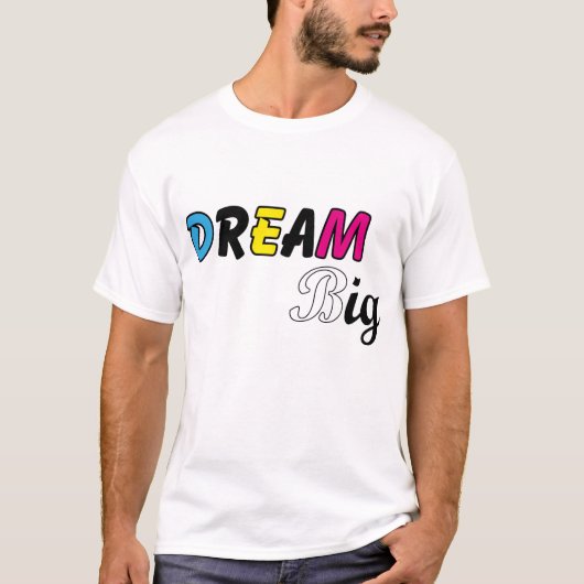 T-shirt conception de texte simple (Devant)
