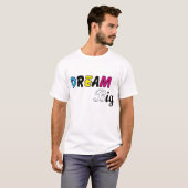 T-shirt conception de texte simple (Devant entier)
