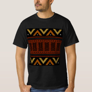 T-shirt Conception de tissu de boue africaine