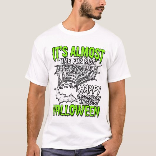T-shirt Conception de toile d'araignée d'Halloween pour th (Devant)