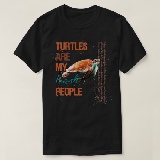 T-shirt Conception de tortues s Tortues sont magnifiques T (Design devant)