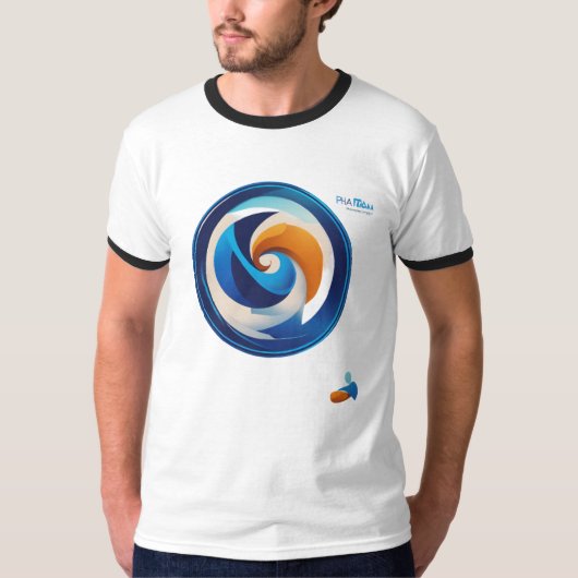 T-shirt Conception de tourbillons spatiaux (Devant)