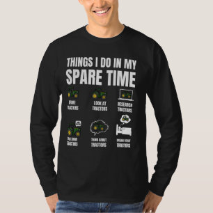 T-shirt Conception De Tracteur Pour Hommes Femmes Véhicule