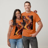 T-shirt Conception de triangle de fusion extrêmement 3D (Unisexe)