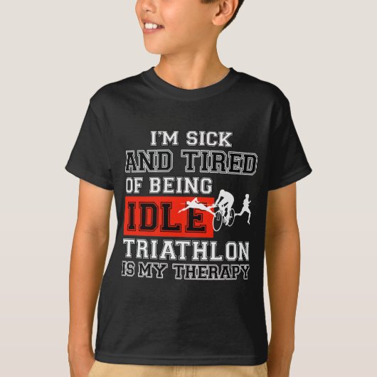 T-shirt conception de triathlon (Devant)