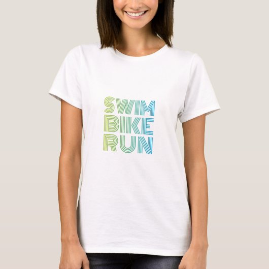 T-shirt Conception de triathlon (Devant)