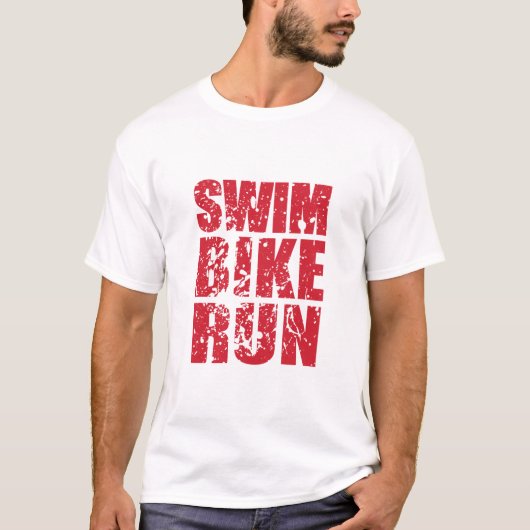 T-shirt Conception de triathlon cool (Devant)
