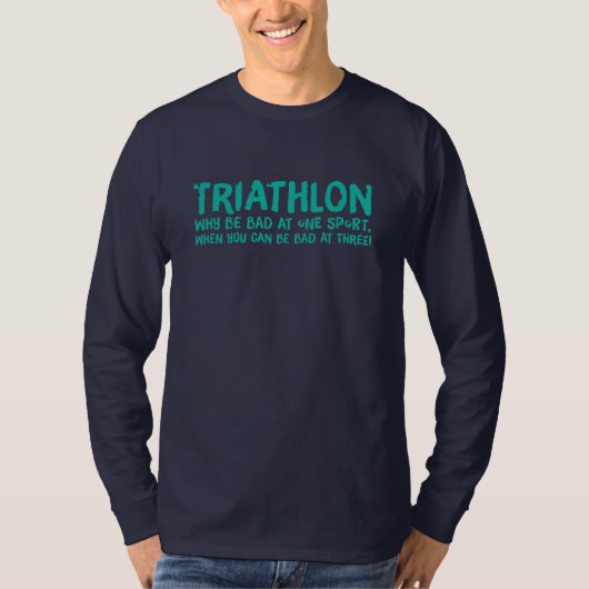 T-shirt Conception de triathlon cool et originale pour les (Devant)