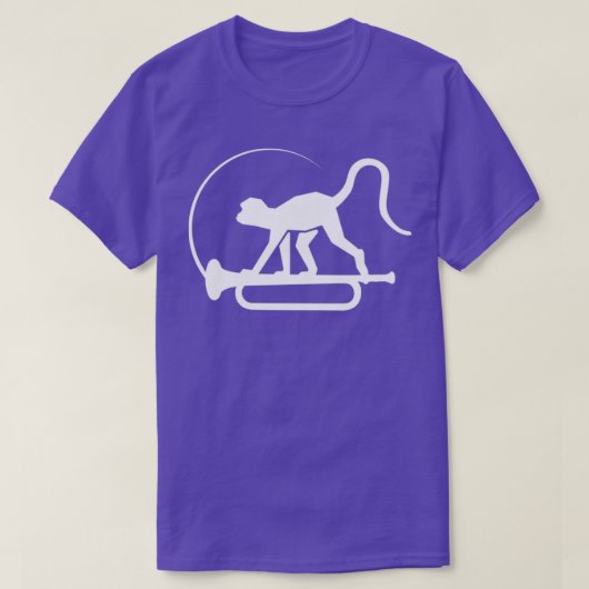 T-shirt Conception de trompette de singe  (Design devant)