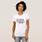 T-shirt Conception de typographie de script pour écrire ma (Devant entier)