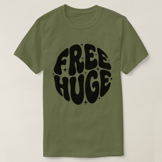 T-shirt Conception de typographie de texte énorme gratuit (Design devant)