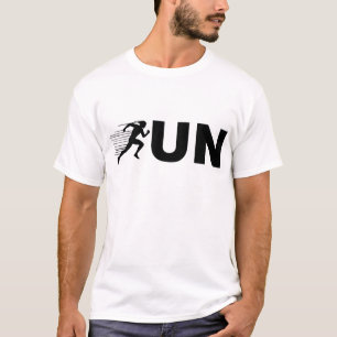 T-shirt Conception de typographie en course à pied RUN C