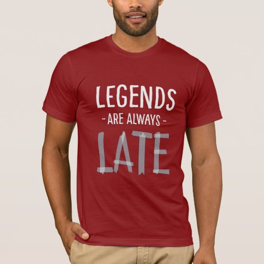 T-shirt Conception de typographie FunnySarcastic LegendsAl (Devant)