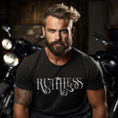 T-shirt Conception de typographie impitoyable