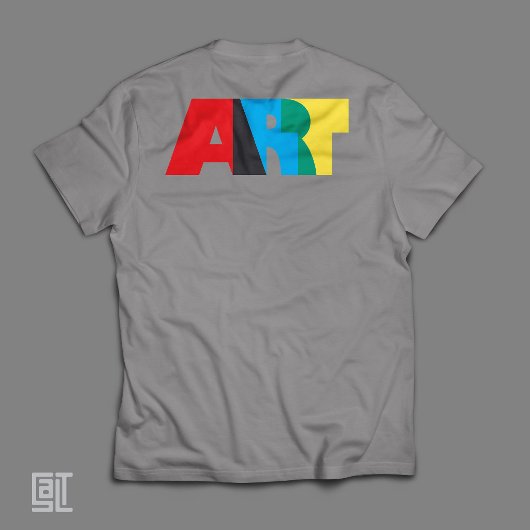 T-shirt Conception de typographie moderne audacieuse ART C
