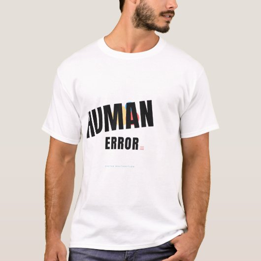 T-shirt Conception de typographie technologique drôle d'er (Devant)
