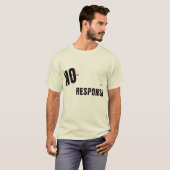 T-shirt Conception de typographie technologique drôle sans (Devant entier)