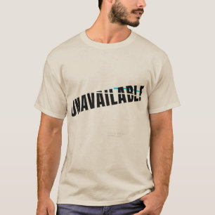 T-shirt Conception de typographie technologique indisponib