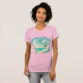 T-shirt conception de vacances mentales (Devant entier)