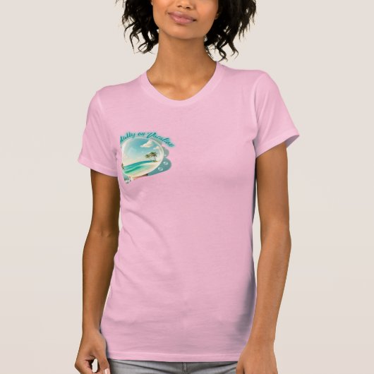 T-shirt conception de vacances mentales (Devant)