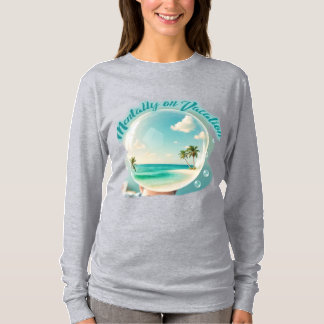 T-shirt conception de vacances mentales