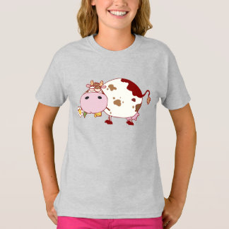 T-shirt Conception de vache mignonne cadeau amateur de bét