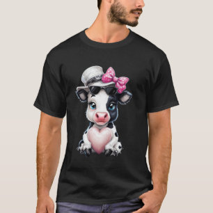 T-shirt Conception de vache mignonne pour hommes femmes am
