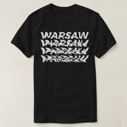 T-shirt Conception de VARSOVIE (Design devant)