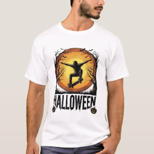 T-shirt Conception de vecteur vintage de skateboard de lun