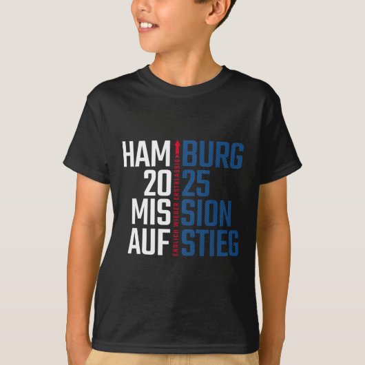 T-shirt Conception de ventilateur de montée de Hambourg 20 (Devant)