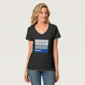 T-shirt Conception de vérification de captcha Je suis huma (Devant entier)