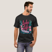 T-shirt Conception de vie de lac preppy (Devant entier)