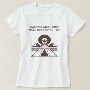 T-shirt Conception de vie de tente de toile de reine de mè